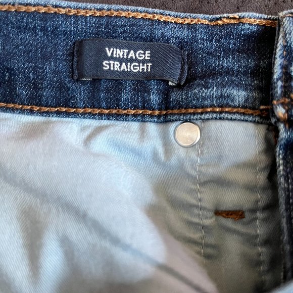 J Crew Vintage Straight Rip and Repair Style Jeans 26 - Picture 8 of 8